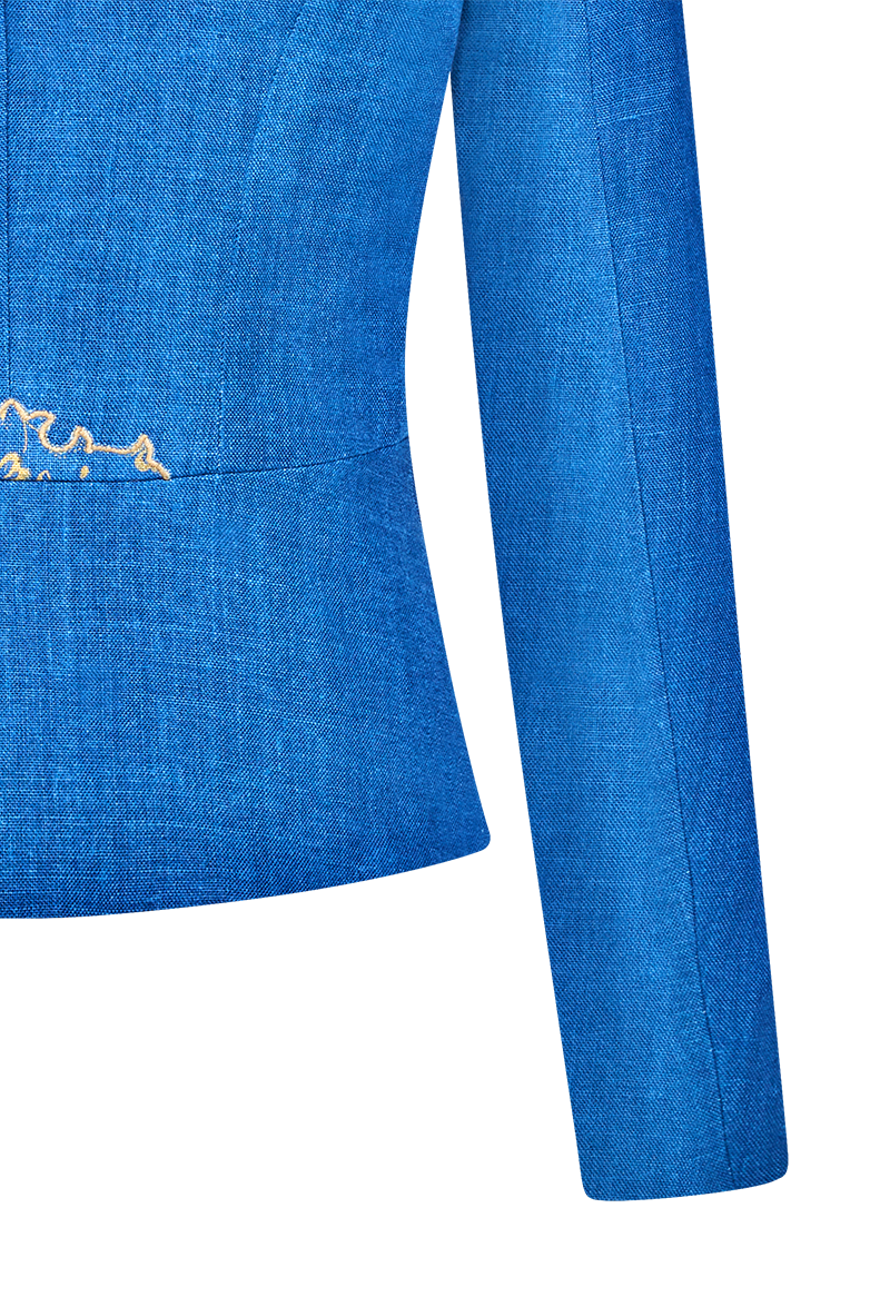 g-ssl-gold-jacke-blaudruckleinen-indigo-blau image 6