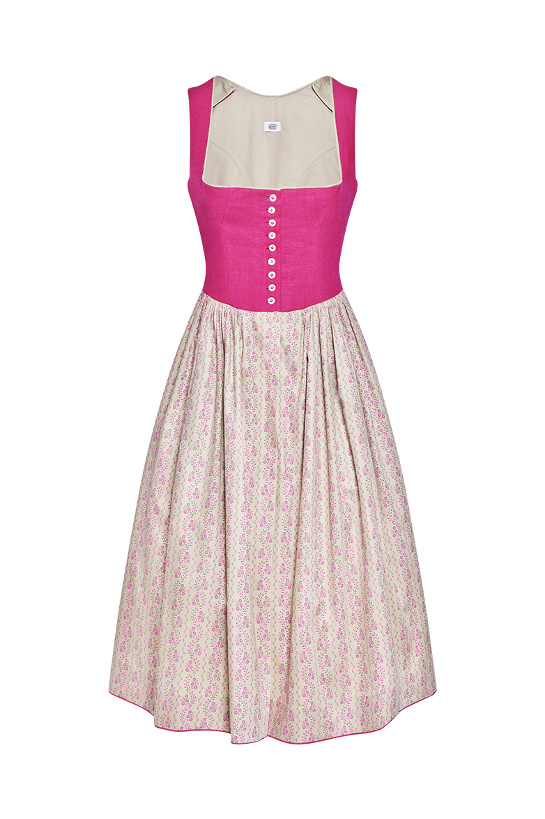 g-ssl-von-blumen-berankt-dirndl-70cm-mit-leinenleib image 1