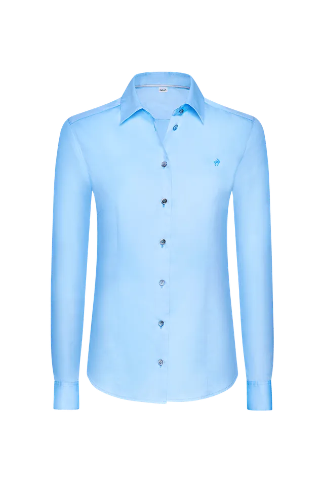 g-ssl-hemdbluse-baumwollsatin-blau-gamserl-stick image 1