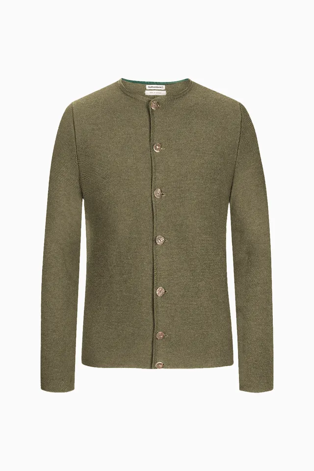 gottseidank-aloisius-uni-herrenstrickjacke-wolle image 1