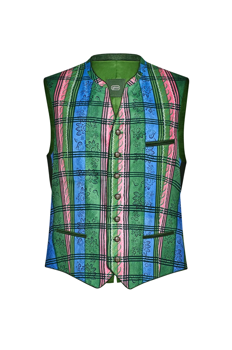 g-ssl-handdruck-gilet-herren-aus-reiner-seide-gr-n-mit-schillingkn-pfen image 1