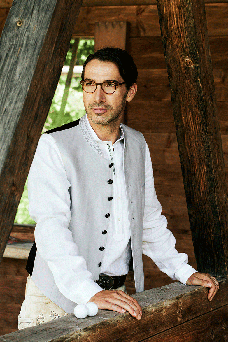 g-ssl-klassiker-leinen-gilet-grau-schwarz-herren image 7