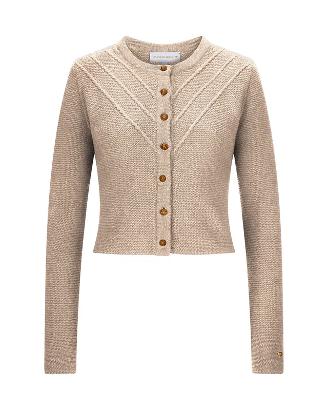 alpenherz-strickjacke-elanie-beige-trachten-strickjacke-goldkn-pfe image 1
