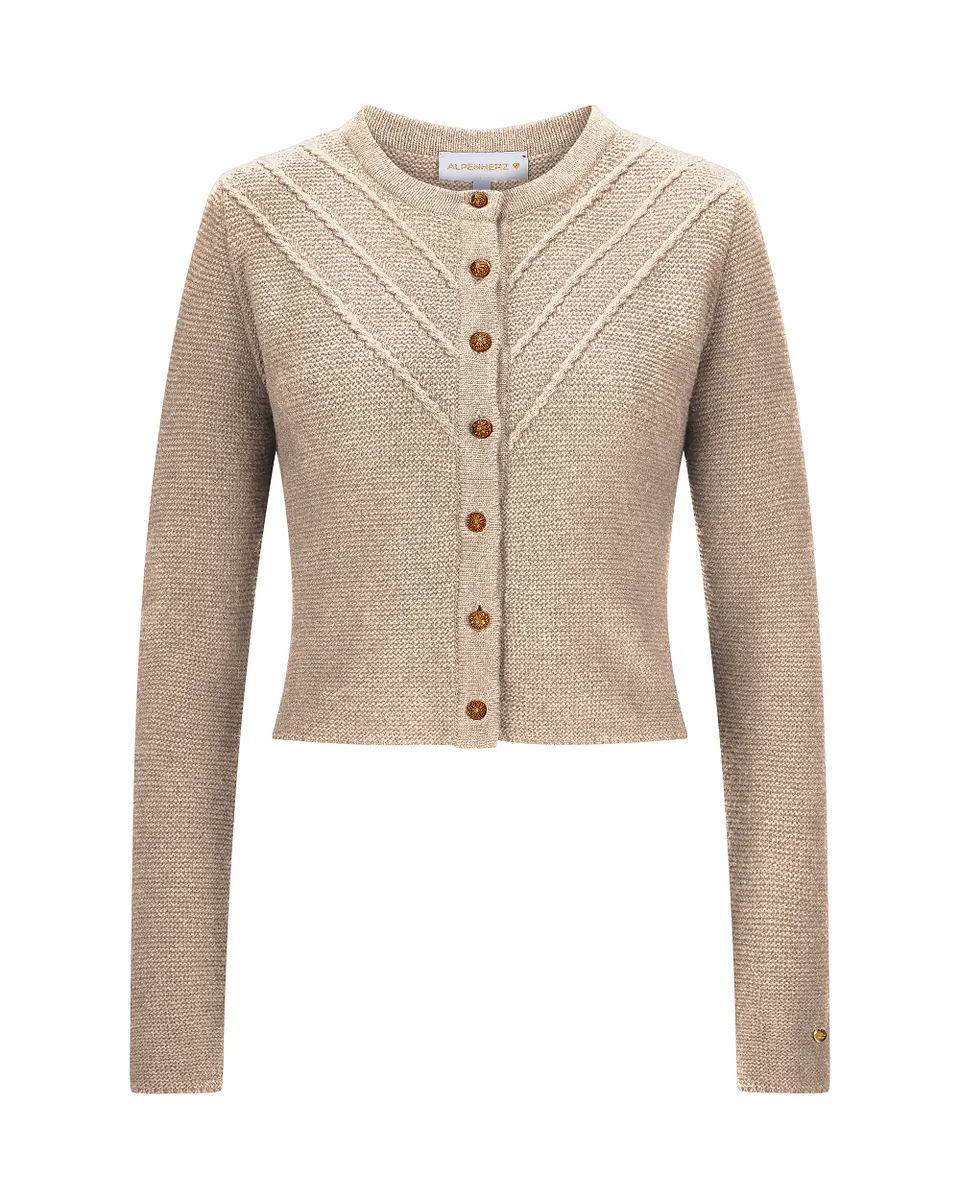 alpenherz-strickjacke-elanie-beige-trachten-strickjacke-goldkn-pfe image 1