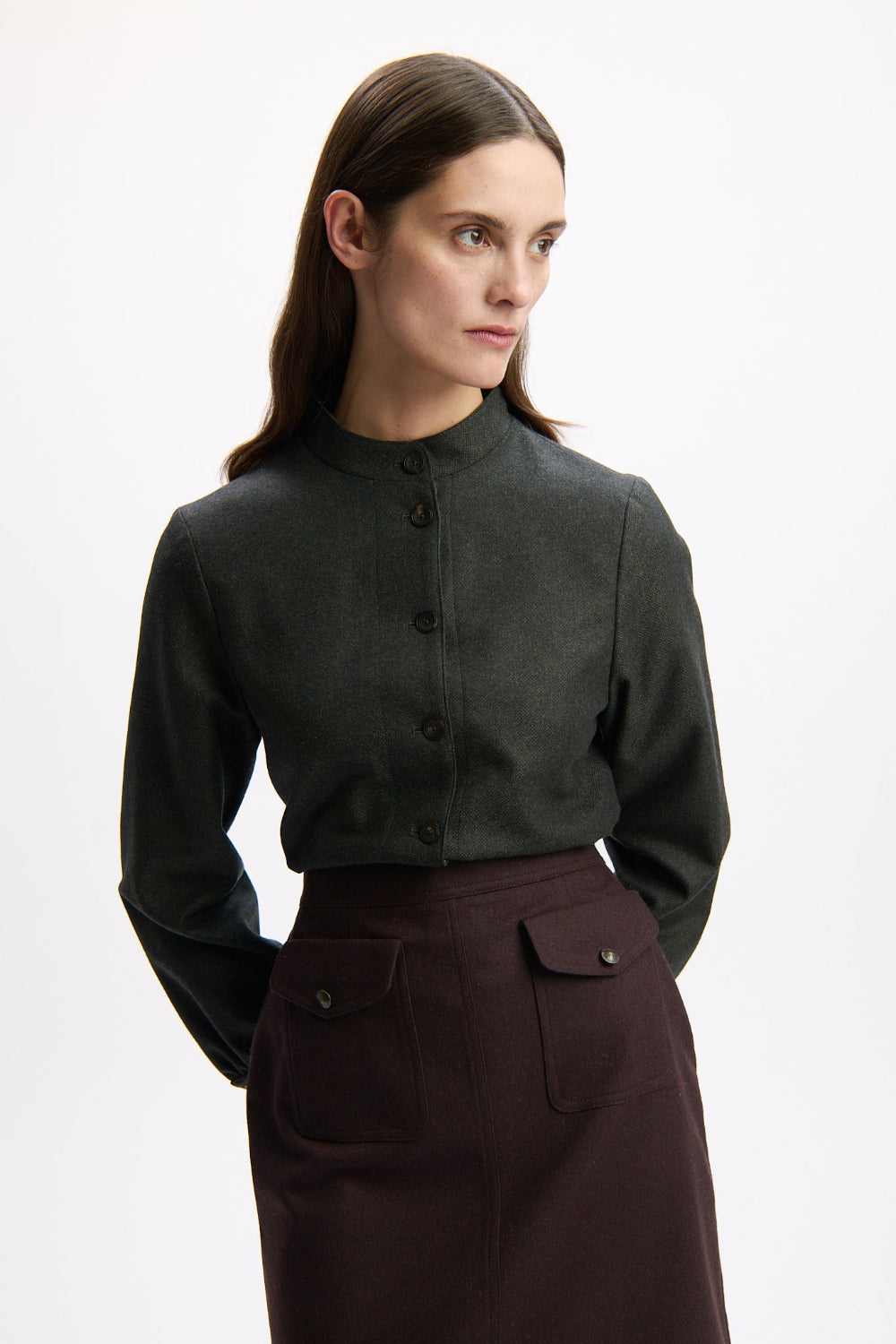 felicitas-damen-jacke-josana-wollmischung-stehkragen image 1